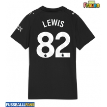 Manchester City Rico Lewis #82 Auswärtstrikot Frauen 2025-26 Kurzarm